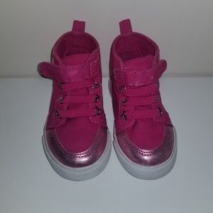 💖 Gymboree Toddler Girl Pink High Tops!
